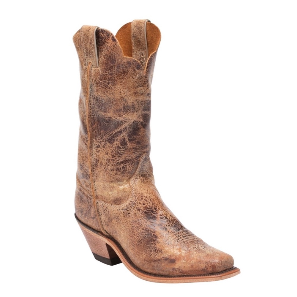 Justin Boots Wildwood Square Toe Cowboy Womens Brown Casual 7.5